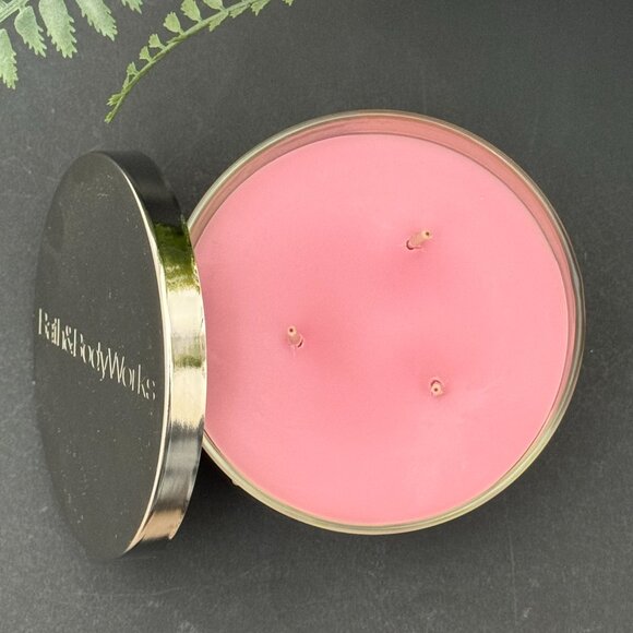 BBW Cherry Blossom Pound Cake Bath & Body Works 3 Wick Candle - Picture 6 of 10